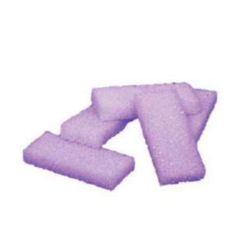 Cre8tion Disposable Mini Pumice Sponge, 28003, PURPLE, 400 pcs/box, 4boxes/case KK1210 